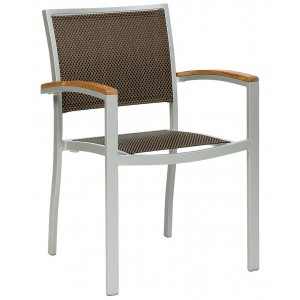 Villa LV armchair Coffee-Alu-b<br />Please ring <b>01472 230332</b> for more details and <b>Pricing</b> 
